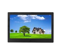 Photo Frames 10-Inch Ultra-Thin Metal Case Multi-Function Electronic Photo Album Family Wedding Birthday Product Publicity Advertising Machine Can Play Picture/,Black