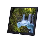 Photo Frames 15-Inch Electronic Album Single Machine Version Advertising Machine Wall-Mounted Home Video Player Can Support Full Format 1080P Video Playback,Black