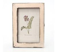 Photo Frames 1pc Solid Wood Distressed Photo Frame 17.6x12.6 Cm Retro Creative Diy Home Wooden Decoration Crafts Classic(B)