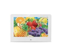 Photo Frames 7-Inch Hd Dynamic Adapter Electronic Photo Album Led Video Player Ultra-Thin Narrow Border Resolution 800 * 480,White