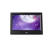 Photo Frames 7-Inch Hd Led Video Player Multi-Function Dynamic Adapter Electronic Photo Album Resolution 1024 * 600,Black