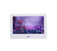 Photo Frames 7-Inch Hd Led Video Player Multi-Function Dynamic Adapter Electronic Photo Album Resolution 1024 * 600,White