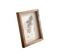 Photo Frames Creative Photo Frame DIY Dried Flower Empty Stereo Acrylic Specimen Picture Display Stand Memory Home Decor Ornament(S6,8in (15.2x20.3cm))