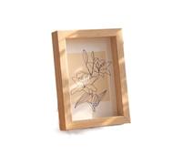 Photo Frames Creative Photo Frame DIY Dried Flower Empty Stereo Acrylic Specimen Picture Display Stand Memory Home Decor Ornament(S5,8in (15.2x20.3cm))