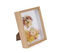 Photo Frames Multipurpose Deep 3d Frame For Dried Flowers Wooden Photo 3cm Depth Shadow Box Picture Specimens Holder Wall Decor(Original,6inch (10.2x15.2cm))