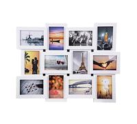 Photo Frames, Picture Frame For 12 Photos - 12 Multi Modern Picture Frame Photo Frames Multi Photo Frame Large collection - Home Wall Decoration White - 10×15cm