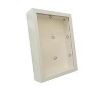 Photo Frames Shadow Box Depth 3cm Wooden Photo Frame For Displaying Three-Dimensional Works Nordic DIY Wood Picture Decor(White frame,13X18cm 7inch)