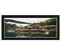Photo Gallery Hanging Frames Picture Frame Photo Poster Frames Acrylic Safety Glass (1000mm x 300mm, Black)