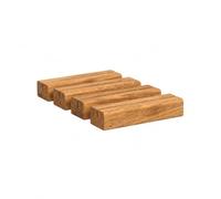Photo Holder/Picture Holder/Card Holder, Solid Wood, Various Types, Quantity Available (Oak, Pack of 4)
