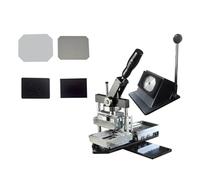 Photo Magnet Machine 80x53mm/90x65mm DIY Square Fridge Making Kit Black Rectangular Includes 100 Pieces Cutter Easy Quick Badges Successfully(80x53set)
