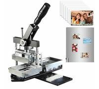 Photo Magnet Machine Kit, Fridge Sticker Making Tool for DIY Refrigerator Decor, Card Cutting Press for Custom Magnets and Stickers