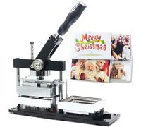 Photo Magnet Maker Kit, DIY Button Press Machine for Refrigerator Magnets, Complete Button Pressing Tool with Easy Assembly, Perfect for Crafts and Souvenirs