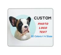 Photo Mouse Mat Personalised Custom Gaming Mouse Pad with Anti Slip Rubber Base for Office Home Laptop Computer, Design Desk Mat with Your Own Picture Logo Text Printed for Gifts Business