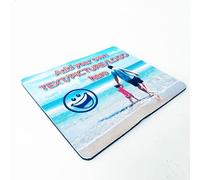 Photo Mouse Mat - Personalised Gift - Non-Slip Rubber Base Pad for PC Laptop Computer Mac Gaming Room Office/Work Novelty Mousepad Company Logo Picture