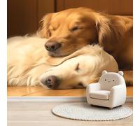 Photo Mural 300 x 280 cm Non-Woven Decoration Print Fleece Wall Mural Decoration Poster Animal Golden Retriever Pet Photo Wallpaper for Child TV Background Wallpaper Decor