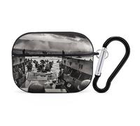 Photo of Normandy Landings AirPods Pro 2 Case Cover, Shockproof Hard Shell Protective Case for Women Men, Compatible with Airpod Pro Case 2nd/1st Generation with Keychain-Black