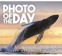 Carousel Worldwide Photo of the Day 2027 Desk Calendar, 365 Full-Color Photographs, Desktop Tear-Off Calendar