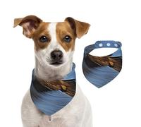 Photo of The Red Kite Bird Pet Scarf Dog Bandanas Spring Summer Soft Cotton Puppy Scarfs Adjustable Accessories for Small Medium Large Girl Boy Pup Medium