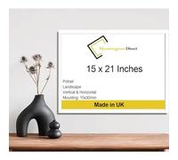 Photo Picture Frame,15x21Inch Certificate Frames with Perspex Glass for Wall Display Horizontally or Vertically in Living Room Bedroom Gallery White