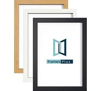 Photo Picture Frames Black White Oak Colour, Modern Range, Various Sizes A1 A2 A3 A4, Black, 20"x20" (50.8 x 50.8cm)