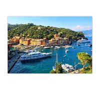 Photo Picture Poster Wall Art Decor 185x125cm Beautiful yachts in Liguria Italy No. H10745M_PL1AU