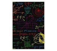Photo Picture Poster Wall Art Decor 80x120cm Colorful math patterns - Classroom theme No. H10679M_PL1C