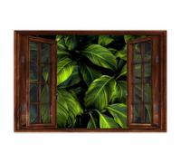 Photo Picture Poster Wall Art Decor 90x60cm Beautiful green leaves No. H10697M_WBPL1L