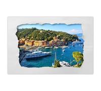 Photo Picture Poster Wall Art Decor 90x60cm Beautiful yachts in Liguria Italy No. H10745M_WFPL1L