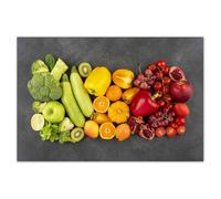 Photo Picture Poster Wall Art Decor 90x60cm Fruit and vegetable colorful madness No. H10731M_PL1L