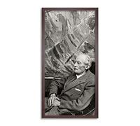 Photo Portrait Artist Edvard Munch Norway Norwegian Framed Wall Art Print Long 25X12 Inch
