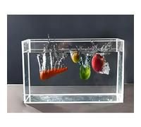 Photo Posing Props Photography Creative Tray, Acrylic Clear Photo Posing Props, 5mm Thick Multifunction Storage Box, For Advertising Photo Posing Props(40x20x40cm/16x8x16in)