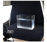 Photo Posing Props Photography Creative Tray, Floating Photo Props Clear Deep Water Tank, Portable Food Cosmetic Storage Box, for Advertising Photo Posing Props(40x20x40cm)