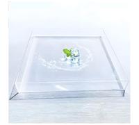 Photo Posing Props Photography Creative Tray, Photography Tray for Shooting Low Water Tank, Floating Photography Props, Table Storage Box, Desktop Cosmetics Storage Tray(50x50x6cm)