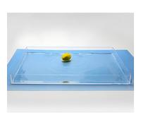 Photo Posing Props Photography Creative Tray, Water Ripple Photography Tray, Transparent Shallow Water Tank, 5.5/10CM Height Cosmetic Advertising Shooting Props(50x50x5.5cm)