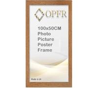 Photo Poster frame 100x50cm Black, White, Oak, Silver, Dark Oak, Walnut (Dark Oak, 100x50cm)