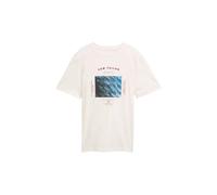 Photo Printed T-Shirt Tom Tailor Marron S