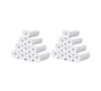 Photo Printer Paper Roll, Thermal Paper Roll for Kids Instant Camera 57x25mm White Non-Adhesive Pack of 10/20 Rolls(20 Rolls)