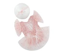 Photo-Shooting Props for Baby Girl 0-6M Infant Headdress & Tulle Jumpsuit Party Dress Photo Clothes Outfit Costume for Photography Girls Costumes Boy Costume