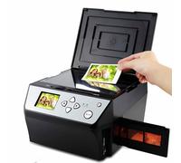 Photo & Slide Scanner, 4-in-1 Negative Scanner with 5" LCD, Converts 135/110 Film Negatives, Slides, Photos & Cards for Easy Digital Preservation