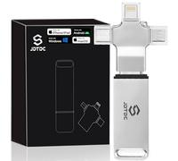 Photo-Stick 256GB | Truly Automatic-Backup-USB-Drive for iPhone iPad Android PC Mac | Multi-Port Flash Drive for All Devices | Multi-Device Backup & Transfer Thumb-Drive Picture-Saver-Memory-Stick