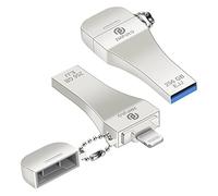 Photo Stick for iPhone/iPad 256GB - Apple MFi Certified External Storage USB Flash Drive for Data Backup and Transfer