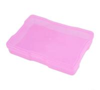 Photo Storage Box 4x6 Acid-Free PP Plastic Case(pink)