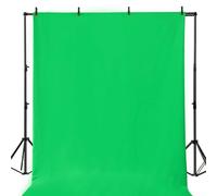 Photo Studio Backdrop Cloth Made of Wrinkle Resistant Double Sided Polyester Fabric Suitable for Various Photography and Video Applications (2000X3000 Black)