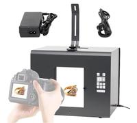 Photo Studio Light Box, Dimmable Shooting Tent with 6 Light Modes & Removable Camera Bracket for Jewelry Photography