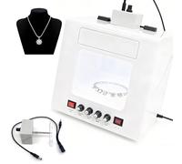 Photo Studio Light Box, Dimmable Softbox with Rotating Turntable for Jewelry and Small Item Photography, 20/30cm Size for Professional Imaging