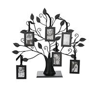 Photo Tree With Picture Frames - Sits Elegantly on a Tabletop (Medium - 6 Frames)