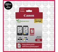Photo Value Pack Canon 545XL 546XL Ink Cartridges - Black / Colour