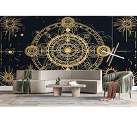 Photo Wallpape Non-Woven Celestial Bodies 3D Wall Mural Decoration Poste Mysterious Style Wall Mural Decoration Poste Premium Wallpaper Wall Art for Living Room Bedroom W400xH280 17yf236