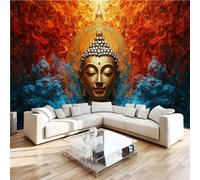 Photo Wallpape Non-Woven Statue East 3D Wall Mural Decoration Poste Zen-Like Mysterious Wall Mural Decoration Poste Premium Wallpaper Wall Art for Living Room Bedroom W200xH140 18yf98