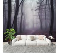 Photo Wallpaper 200x140 cm Tranquility Forest Scenery DIY Odorless antifouling Wallpaper Poster Photo Mural HD Grey Removable Interior Sapace Decoration Mural Decoration Decals